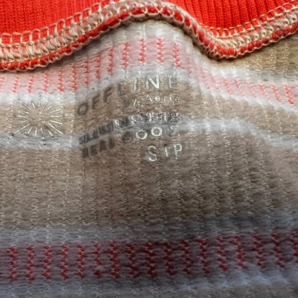 OFFLINE by Aerie Seamless Rib Crop Scoop Next Stretch Shirt - Picture 2 of 3